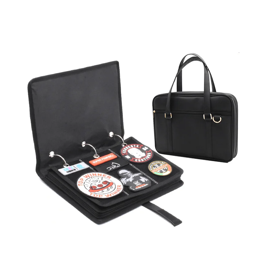 Armband Patch Aufbewahrungsbrett Oxford Tuch Finishing Filz EDC Wandbehang Tasche Abzeichen Sammlung Organizer Display Buch