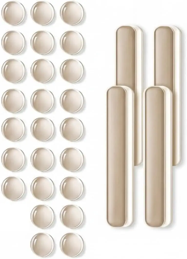 Silicone Furniture Pads, Self-Adhesive Bumper Strips for Cabinet Doors and Drawers, Clear Cushioning to Reduce Slamming Noise