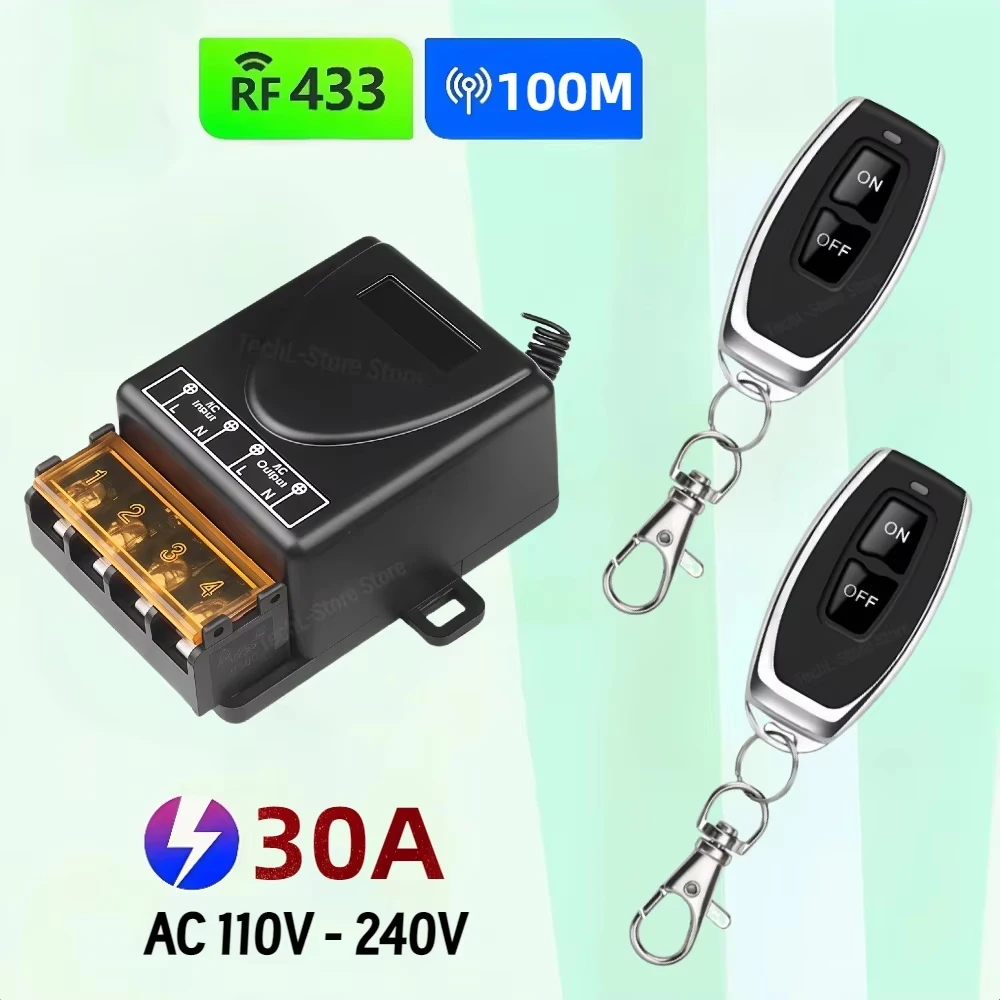 Ac 220V 30A Relay U…