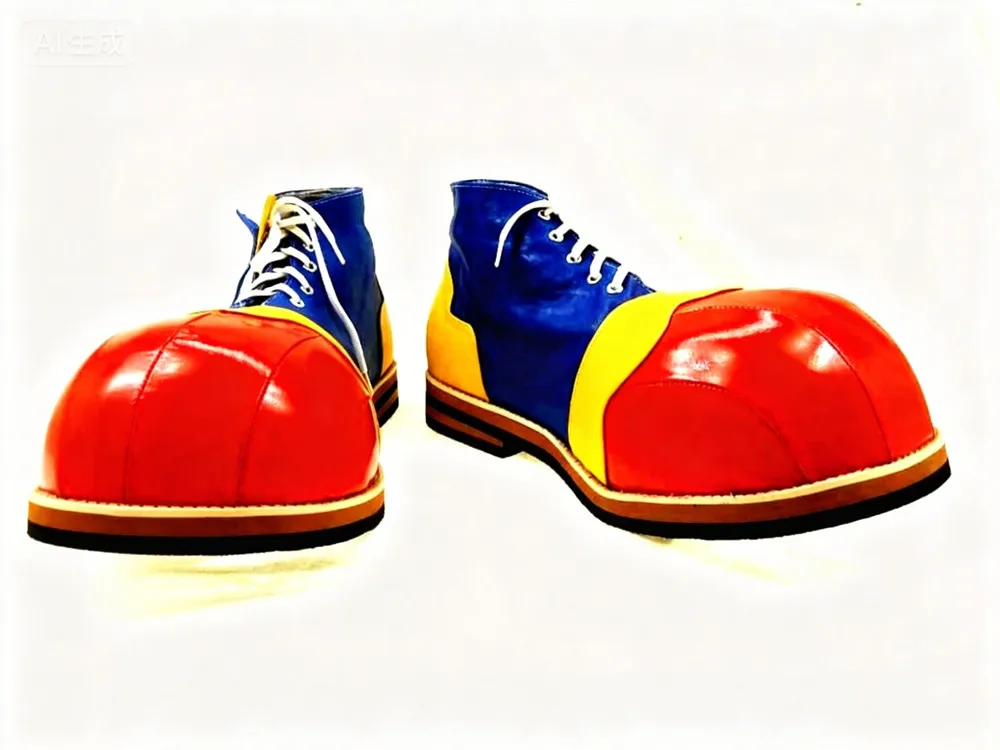 34cm Comical Big Clown Shoes For Adults Anime Joker Cosplay Accessories Boots Club Circus Favors