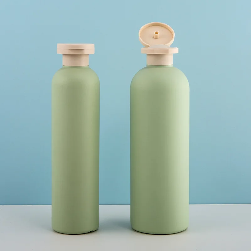 ソープディスペンサー用プラスチックシャンクボトル,透明プラスチックシャンプーボトル,詰め替え可能,フリップトップ用,ポンプボトル,200ml-500ml