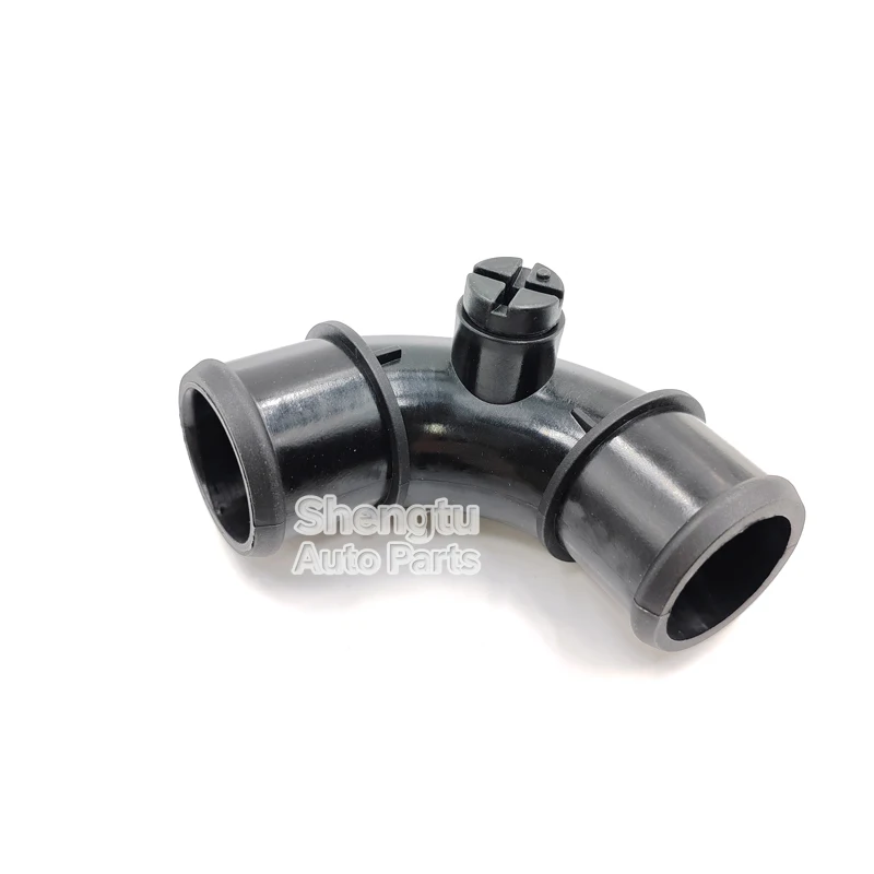

Black Car Coolant Water Hose Connector 17127515487 for BMW Mini Cooper R50 R52 2005 2006 R56 Bleeder Screw Pipe Joint Elbow Fit