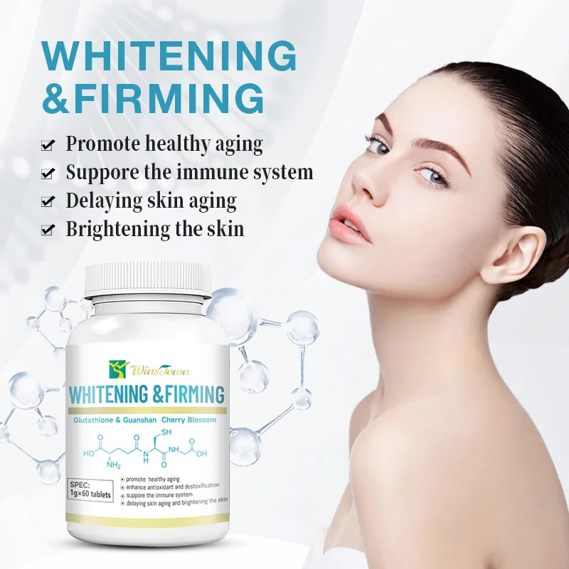 

Glutathione Whitening Pills Skin Lightening Firming Pills Anti-Aging Antioxidant Support Liver and Brain Function