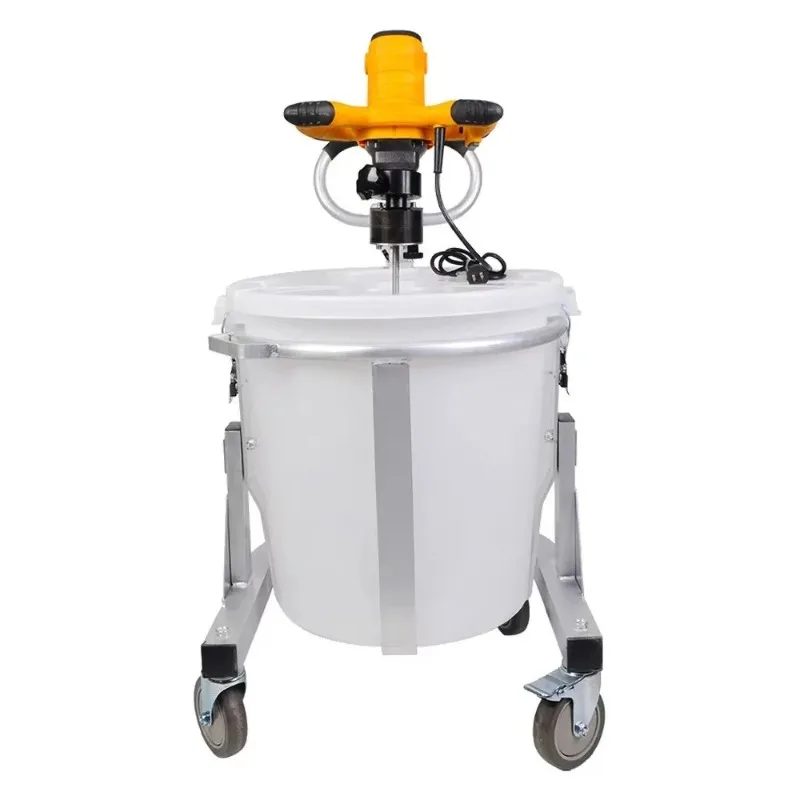 80L Mobile Mortar Mixing Station Portable Dry Mixer for Cement Concrete Sand Mixing Equipment