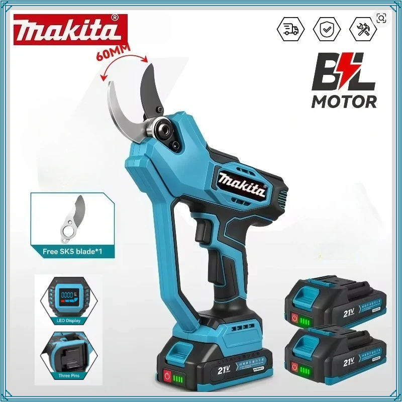 

Makita Brushless Electric Pruner Shear For Makita 18V Battery Cordless Tree Bonsai Pruning Scissors Tool Pin