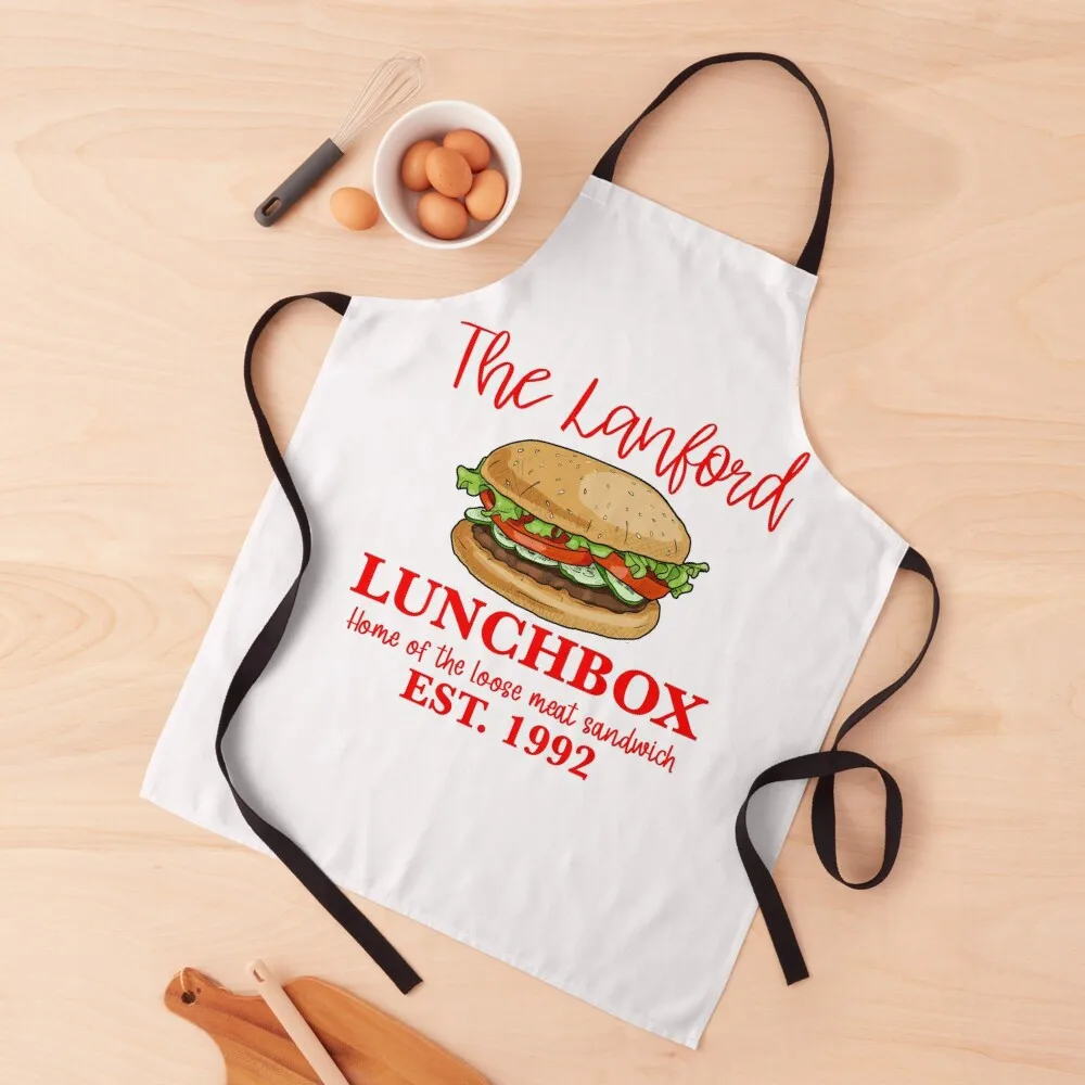 

The lanford lunchbox funny Roseanne the conners Dan restaurant loose meat Jackie Apron Kitchen Chef Dress Womens Dresses Apron