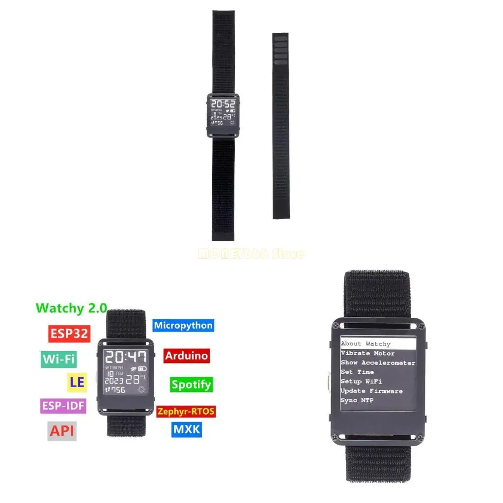 F62C Programmable Watch ESP32 Base Open Source Watch with WiFi