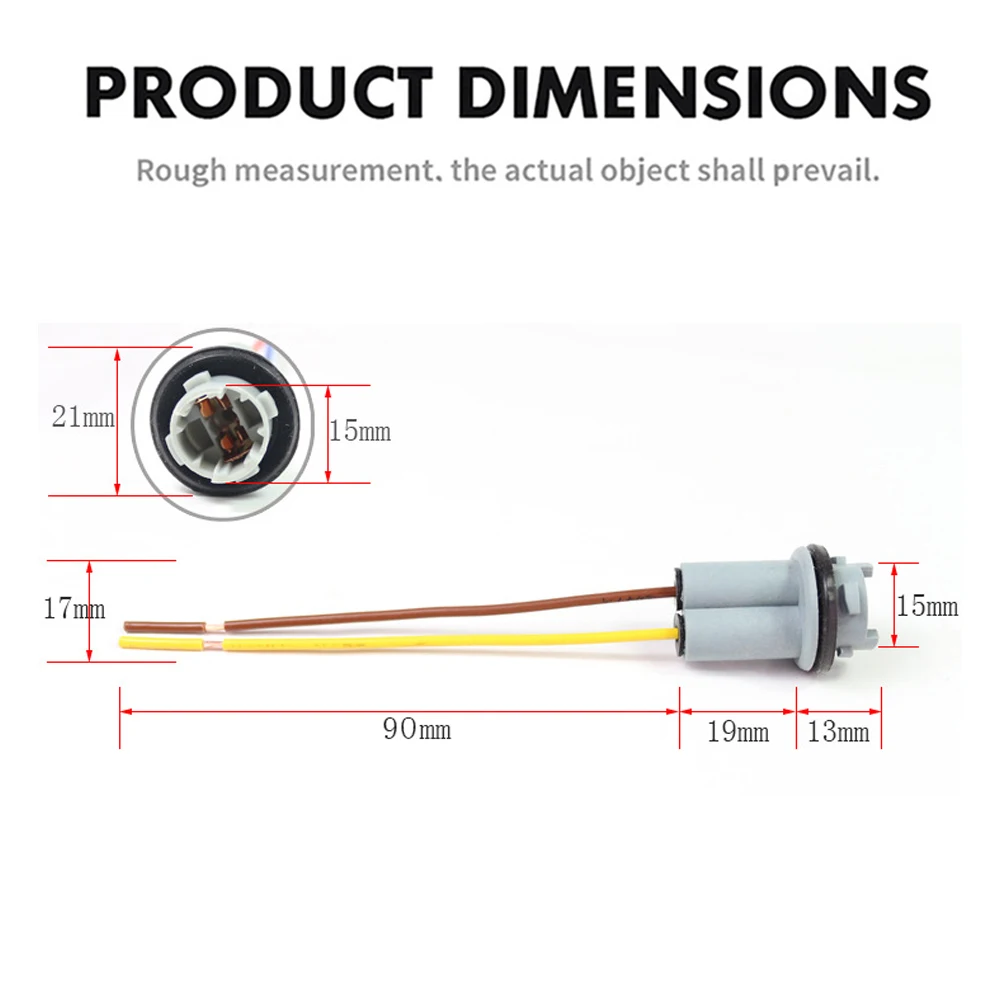 2Pcs T10 T15 portalampada per auto adattatore Base lampadina a Led per strumento di liquidazione del veicolo accessori per presa indicatore di