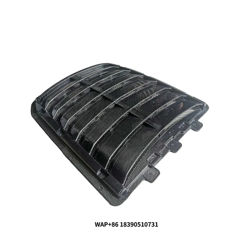 

Modified GT500 Carbon Fiber Fibre Front Engine Bonnet Hood Vent for Mustang GT500