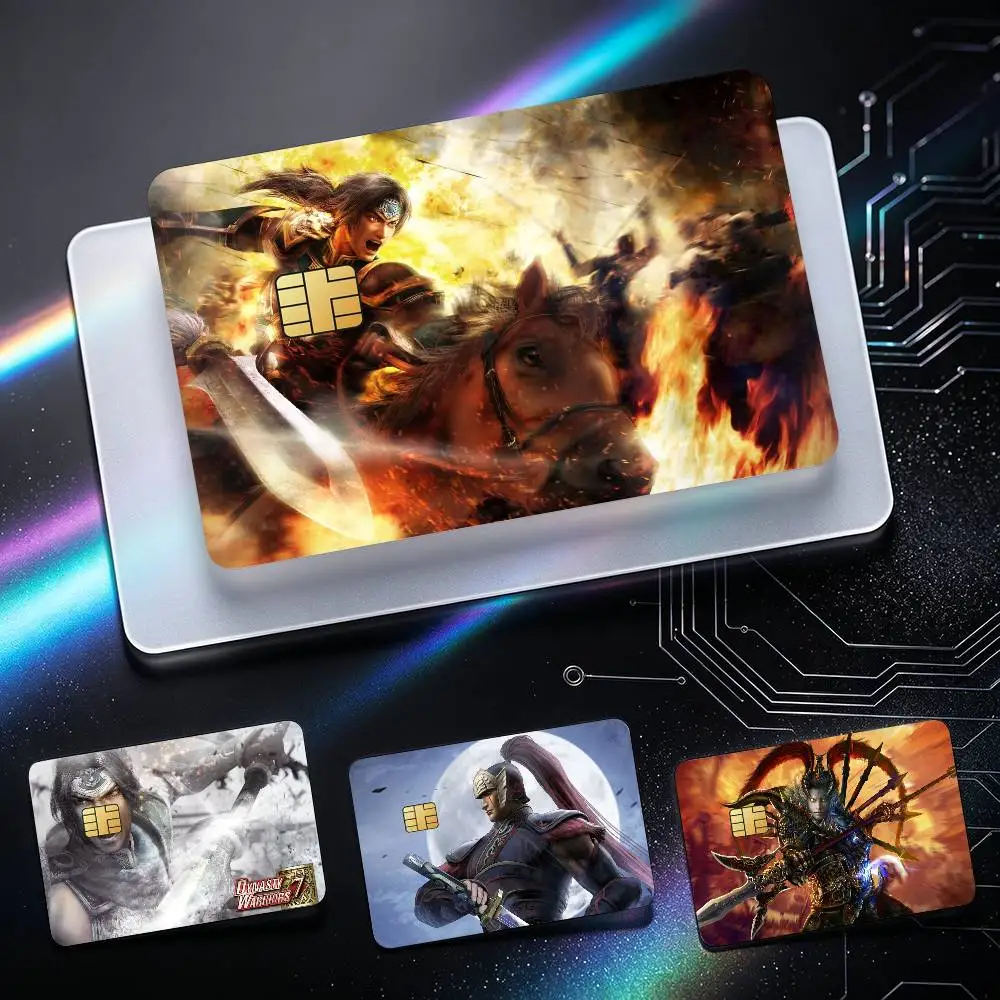 Game Dynasty Warriors Card Stickers for Bank Access Protective Waterproof Film Cover Sticker Surprise Gift