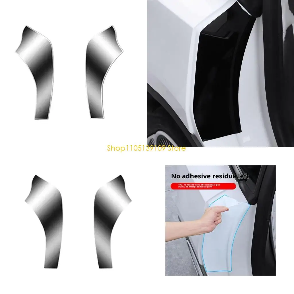

P5ED Wear Resistant Car Rear Door Scratch Prevention TPU Guard Film Clear