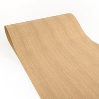58*250cm Natural White Oak, Kraft Paper Back Veneer for Restoration of Furniture, Tabletops and Stero Speakers, Wood Veneer Oak.
