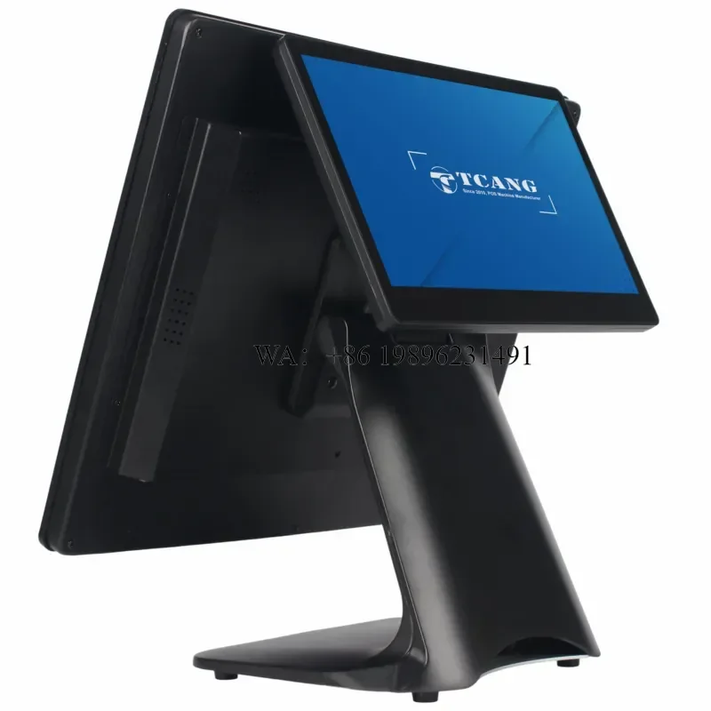 TCANG 17 Inch Full Touch Screen POS All-In-One Points of Sale System Cash Register Pos Business for Retail Salon Shop
