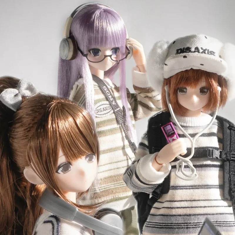 New Mixangel Mjd Series Bjd Action Doll 1/6 Scale Articulated Collectible Figure With Wig Lolita Style Outfit Desktop Decoration