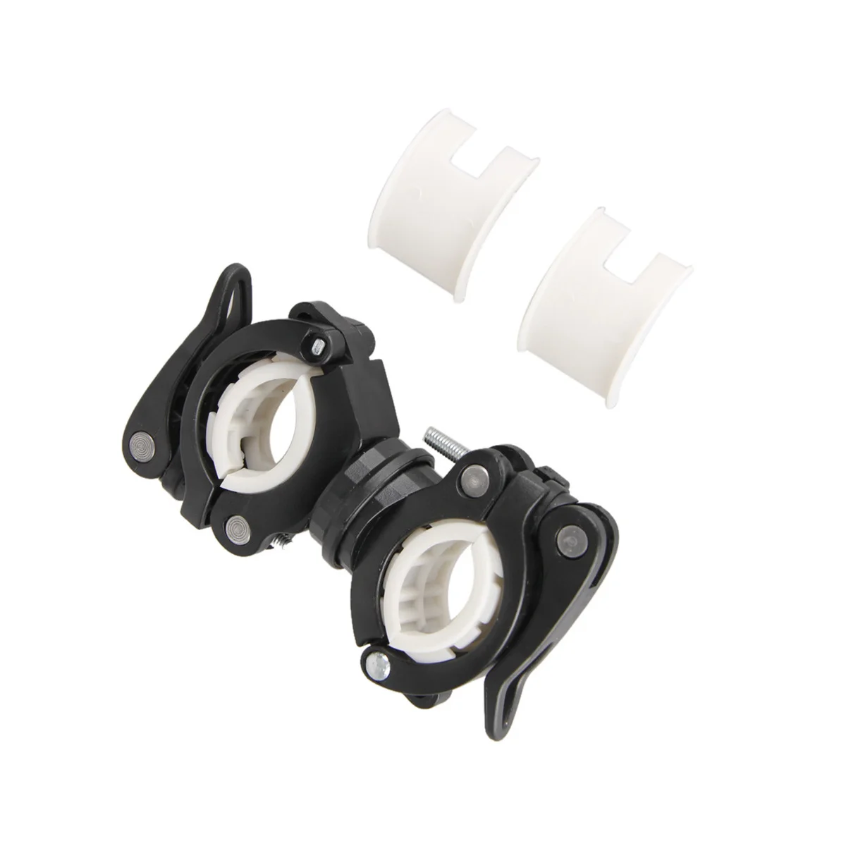 

Universal Bike Mount Torch Flashlight Holder 360 Degree Rotating Handlebar Clip Clamp Rubber Pad Shock Proof Seatpost Pole