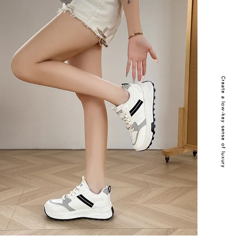 Leichte Damen-Laufschuhe, Frühlings-Neuheit, rutschfeste, weiche Sohle, Sportsneaker, bequeme, atmungsaktive Freizeitschuhe – Detail 25