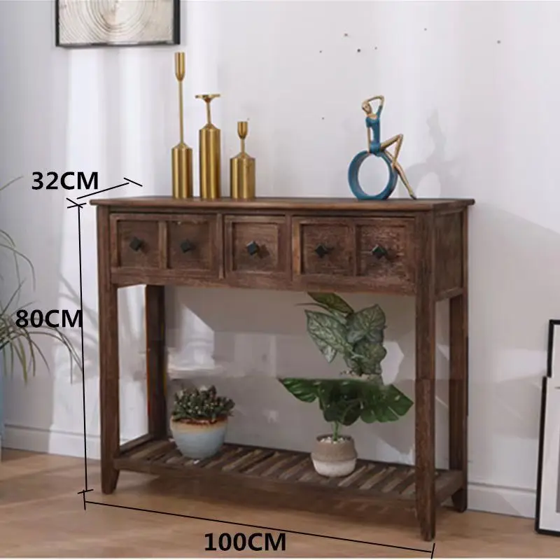 Foyer storage rack, light luxury household foyer cabinet, simple table, cabinet table, small unit balcony flower