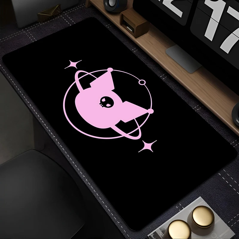 

Mouse Pad Kuromi 90x40cm xxl speed For e-sports players Office Laptop Computer Keyboard Pad Non Slip Desk Mat Lock Edge Mousepad