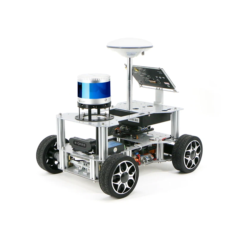 WHEELTEC R550 PLUS Robot de conducción autónoma para exteriores automático, sistema de conducción autónomo Autoware, fusión multi-sensor
