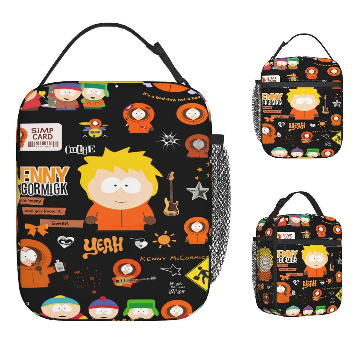 Stranger South Parks Lunch Bag For Girls Designer Lunch Box Fashion Outdoor Picnic Cooler Bag Portable Insulated Tote Food Bags
