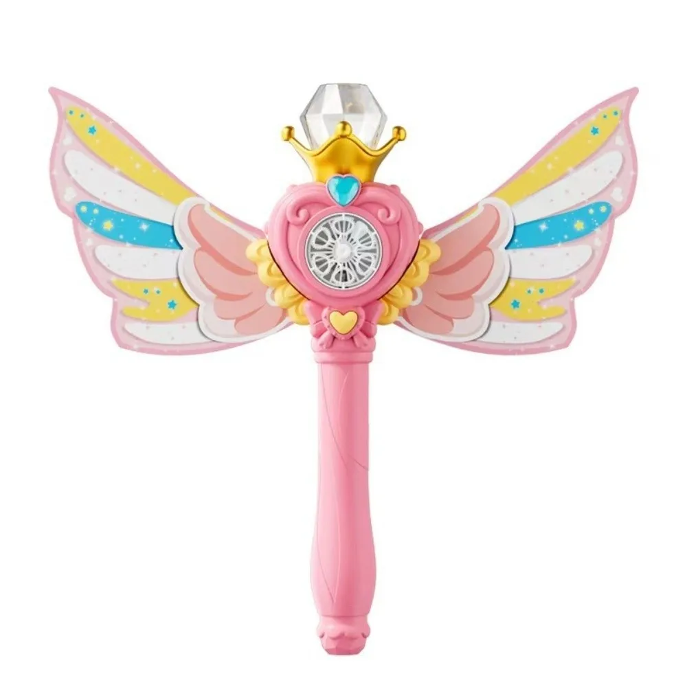 Gift Automatic Electric Bubble Maker Handheld Luminous Bubble Wand with Wings Bubble Machine Graduation Party