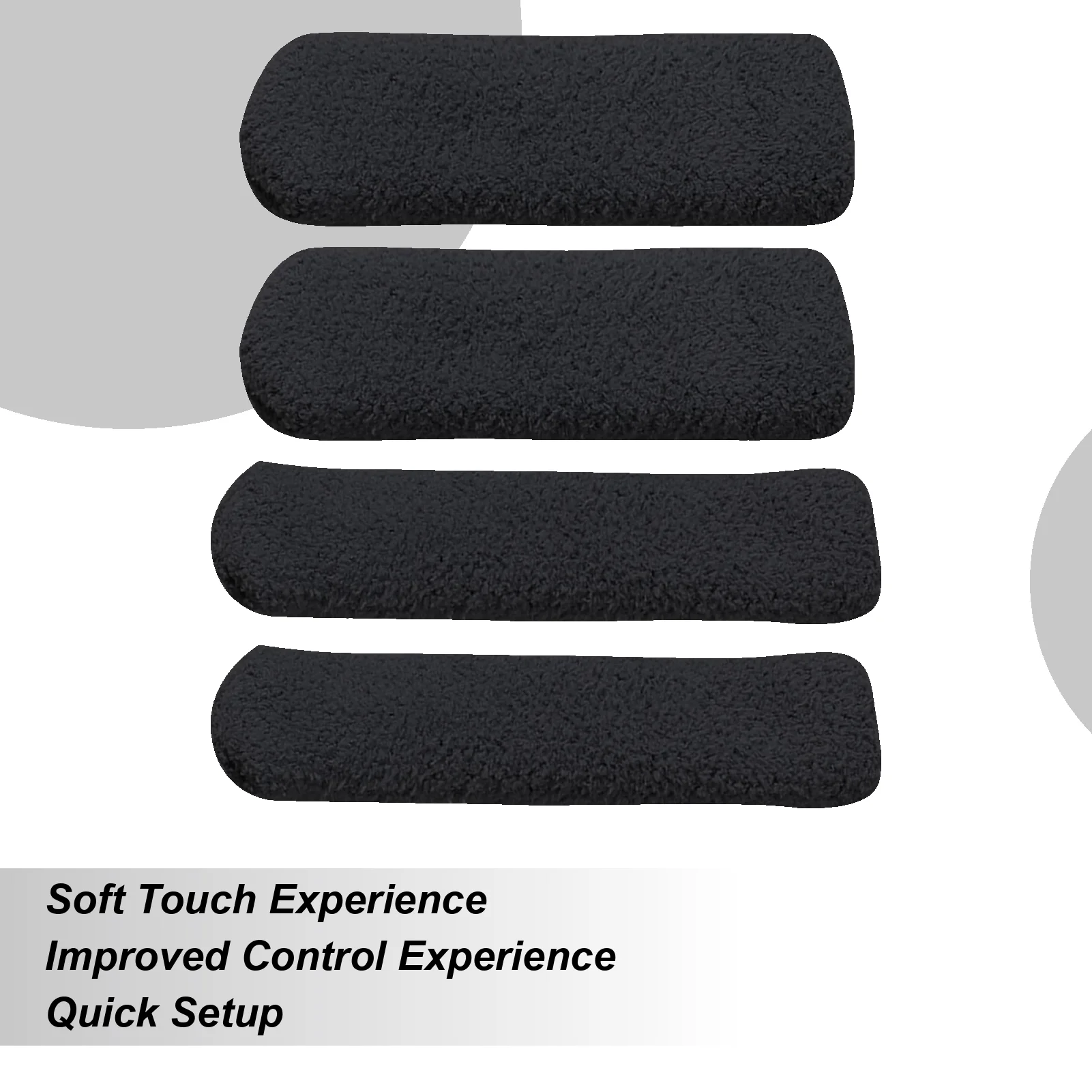 

Motorcycle Handle Grip Covers Plush Soft Cold Weather Cycling Handlebar Brake Lever Cover Set For Adventure Commuting Cruising