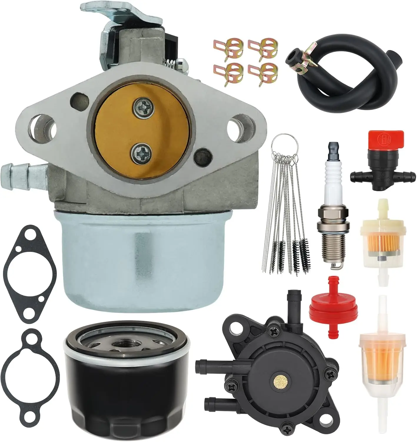 12 853 98-S Carburetor with Fuel Pump Fit for Kohler CH11 CH12.5 CH14 CV460 Engines Replace 12-853-98S 12-853-140S 12-853-169S