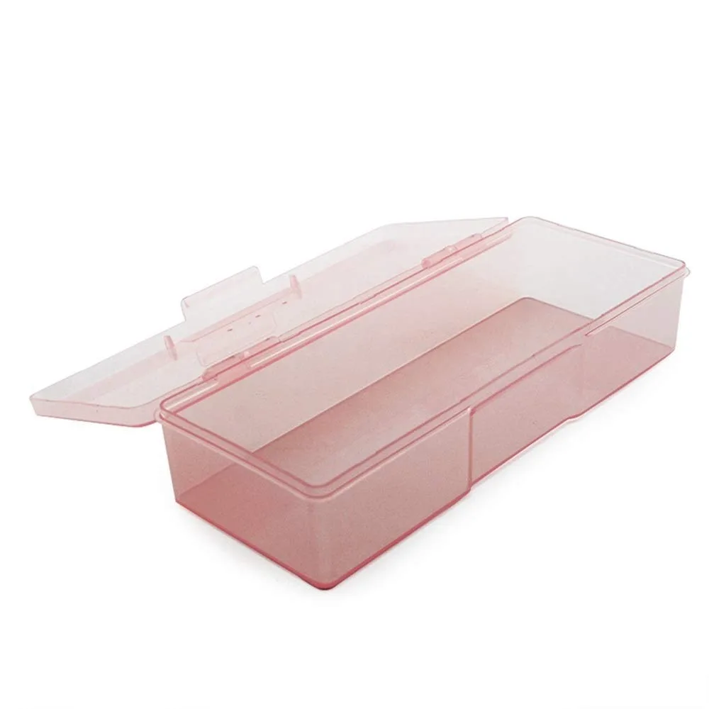 

Transparent nail tool storage box, empty plastic box