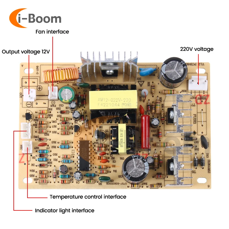 AC 220V To DC 12V Switching Power Supply Module Water Dispenser Semiconductor Cooling Chip Power Supply Board Parts Replacement