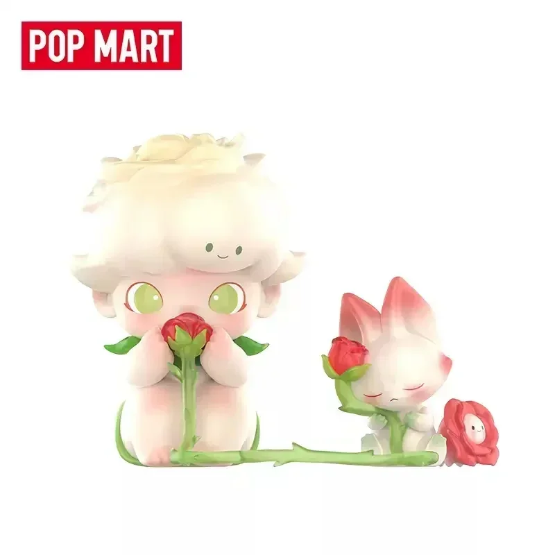 

POP MART DIMOO Шепот розы серии Mystery Blind Box очаровательная тематическая фигурка розы идеально подходит для коллекционного дисплея