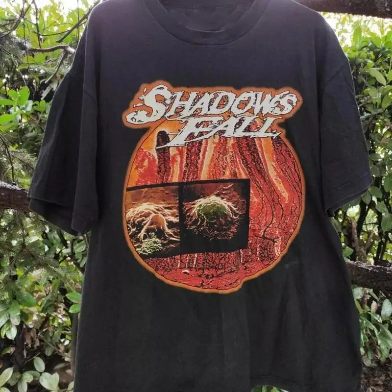 Shadows Fall Band Black  T shirt Cotton Full Size S 5XL