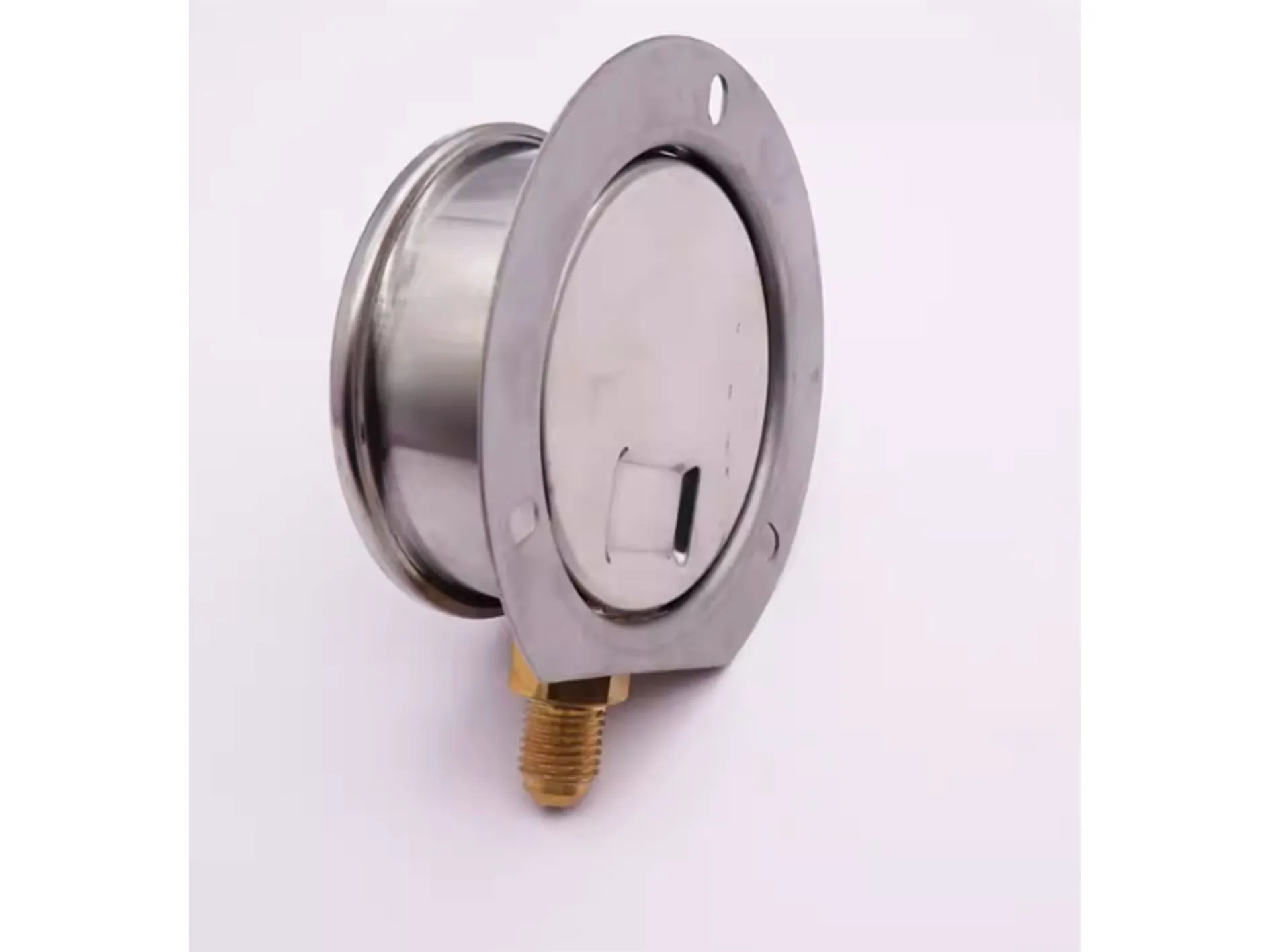 YN100T 1MPA 20 * 1.5 marine anti-seismic pressure gauge with edge with ring manometer