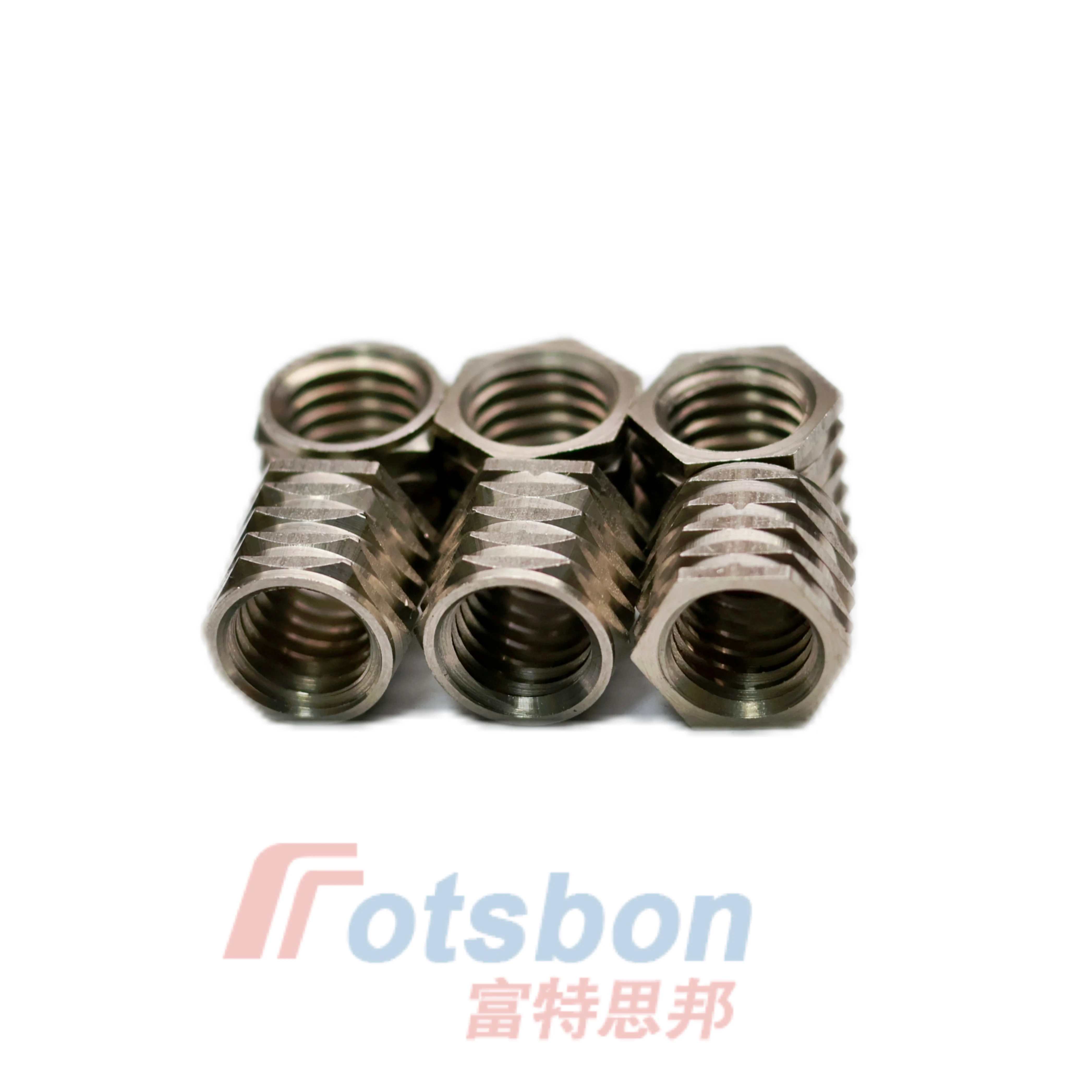 

Самоблокирующиеся вставки NFPC/NFPA-M5 Шестигранная гайка из нержавеющей стали с запрессовкой и резьбой