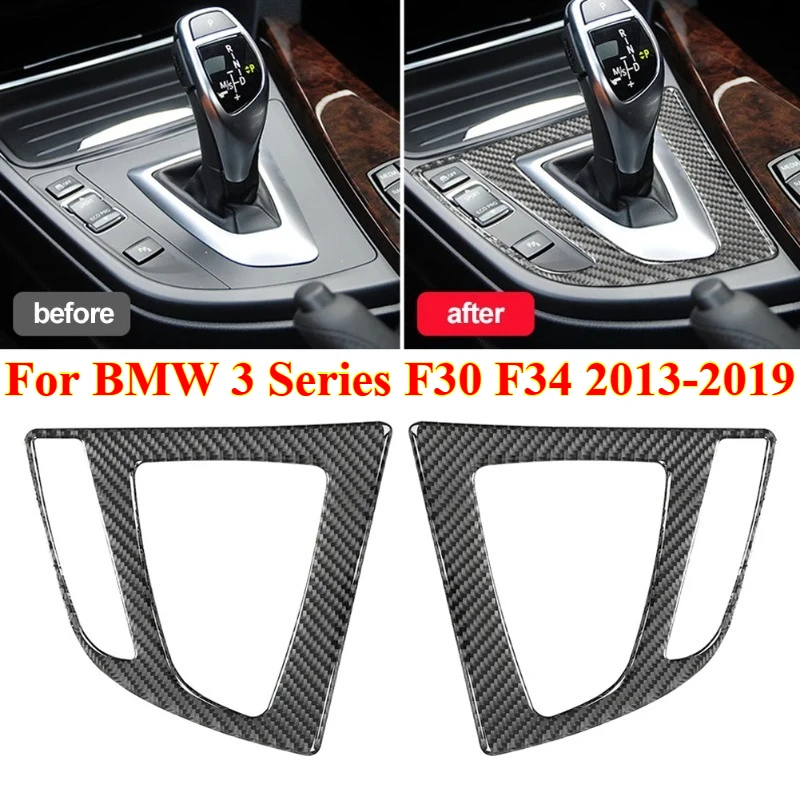 

Car Gear Shift Panel Cover Trim Stickers Decoration Decal Trim Accessories for BMW 3 Series F30 F34 2013-2019，Auto Parts
