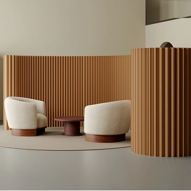 Organ paper screen partition hotel restaurant clothing store beauty salon background wall