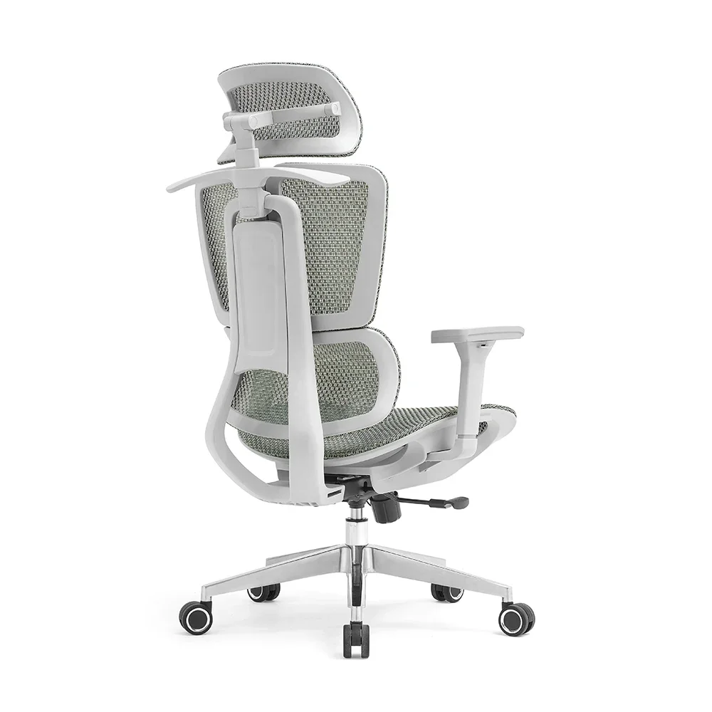 Design de luxo em movimento moderno tecido de malha cadeira de escritório ergonômica cadeira de tecido giratória sillas de oficina móveis de escritório