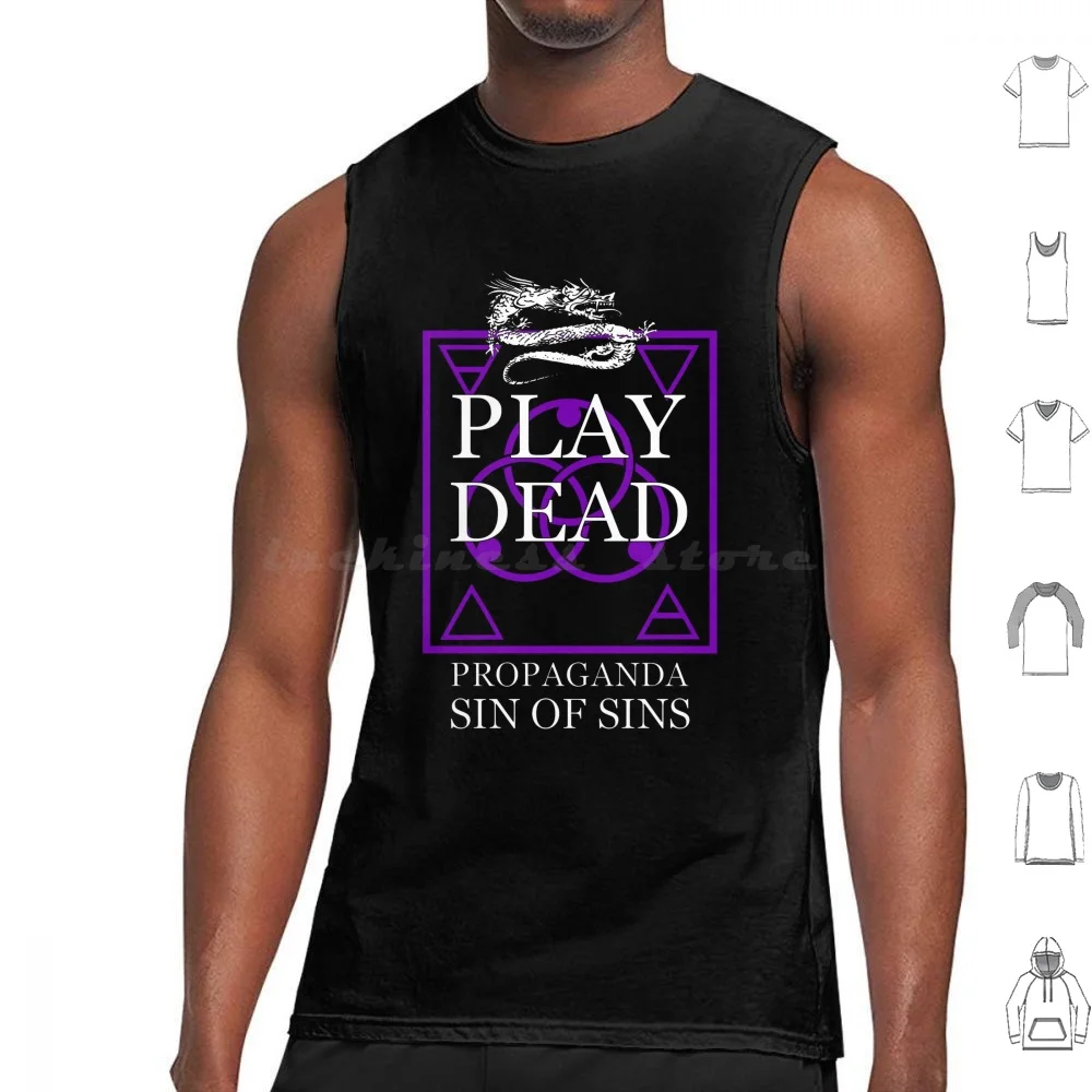 Play Dead-Propaganda. Tank Tops Vest Sleeveless Play Dead Play Dead Band Music Post Punk Alternative Gothic Goth Rob