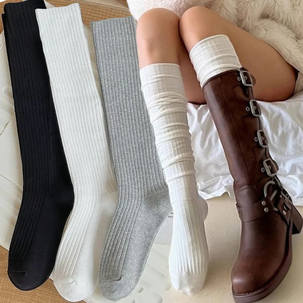 Mode Herbst Winter Knielange Strümpfe für Frauen Mode Mädchen JK Abnehmen Stiefel Lange Socke Japanischen Harajuku JK Strumpf
