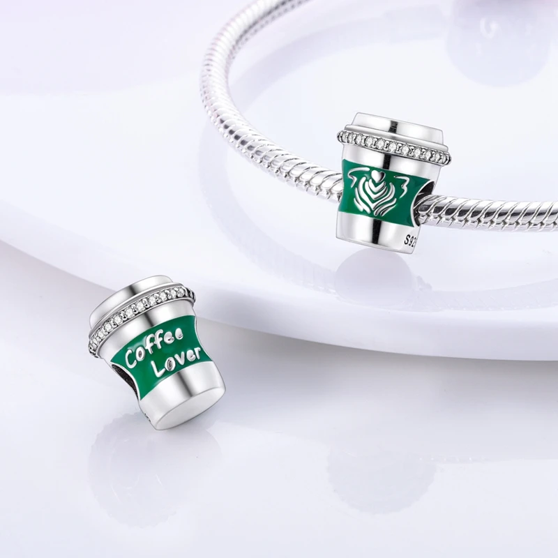 925er Sterlingsilber, grüne Serie, Avocado-Anhänger, Kaktus-Charms, Perlen, passend für Original-Armbänder, Damen-DIY-Schmuck – Detail 37
