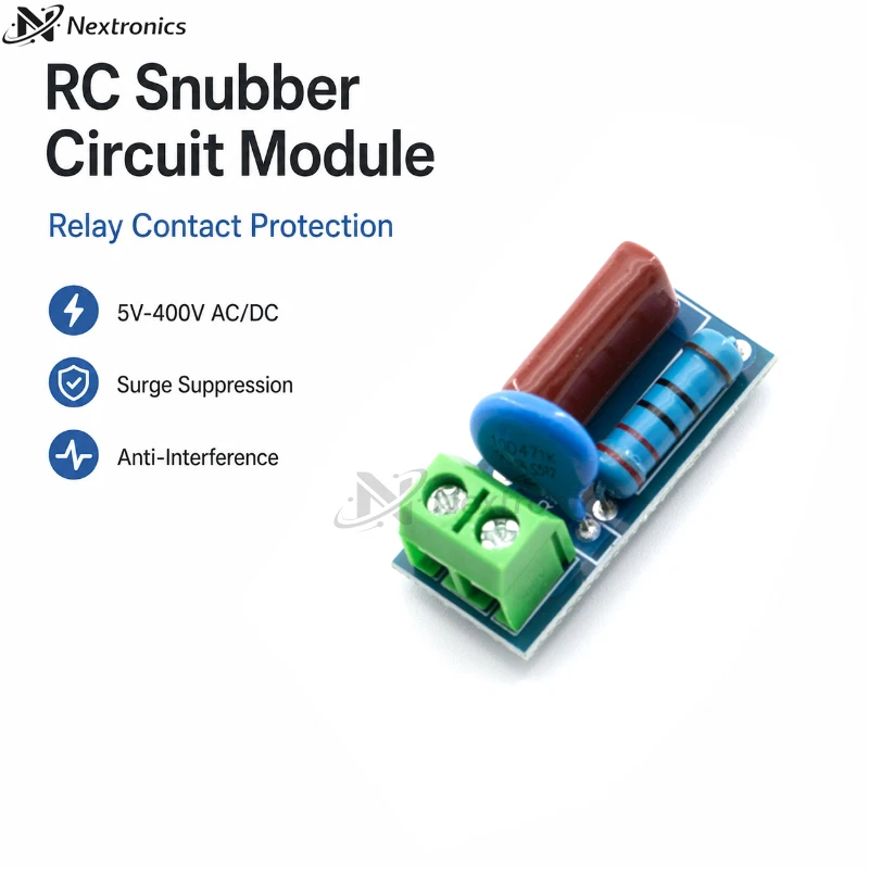 1/3/510PCS RC Snubber Circuit Module Relay Contact Protection Surge Suppressor 5V-400V Anti Interference