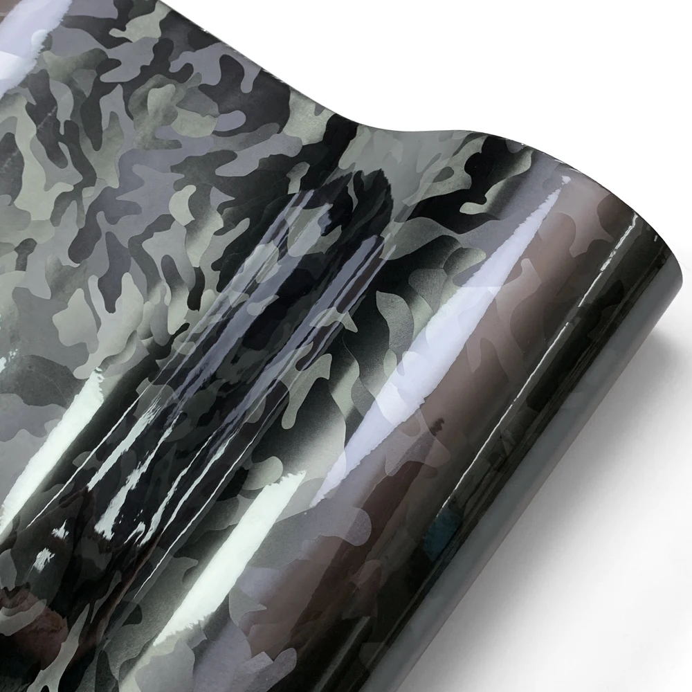 Carbon Faser Film Glänzend Schwarz Auto Körper Film Geschmiedet Carbon Faser Vinyl Wrap Film Selbstklebende Aufkleber Aufkleber für Auto Zubehör