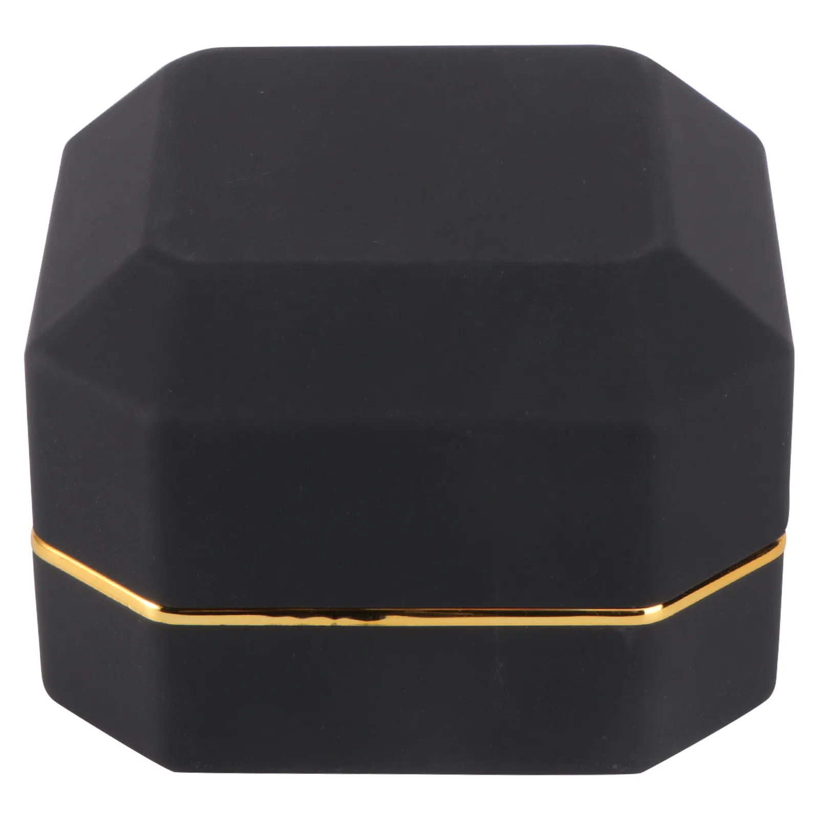 

1Pcs LED Lighted Double Ring Box Chic Design Premium Scratch-Resistant Jewelry Gift Box for Wedding Proposal Engagement Ring