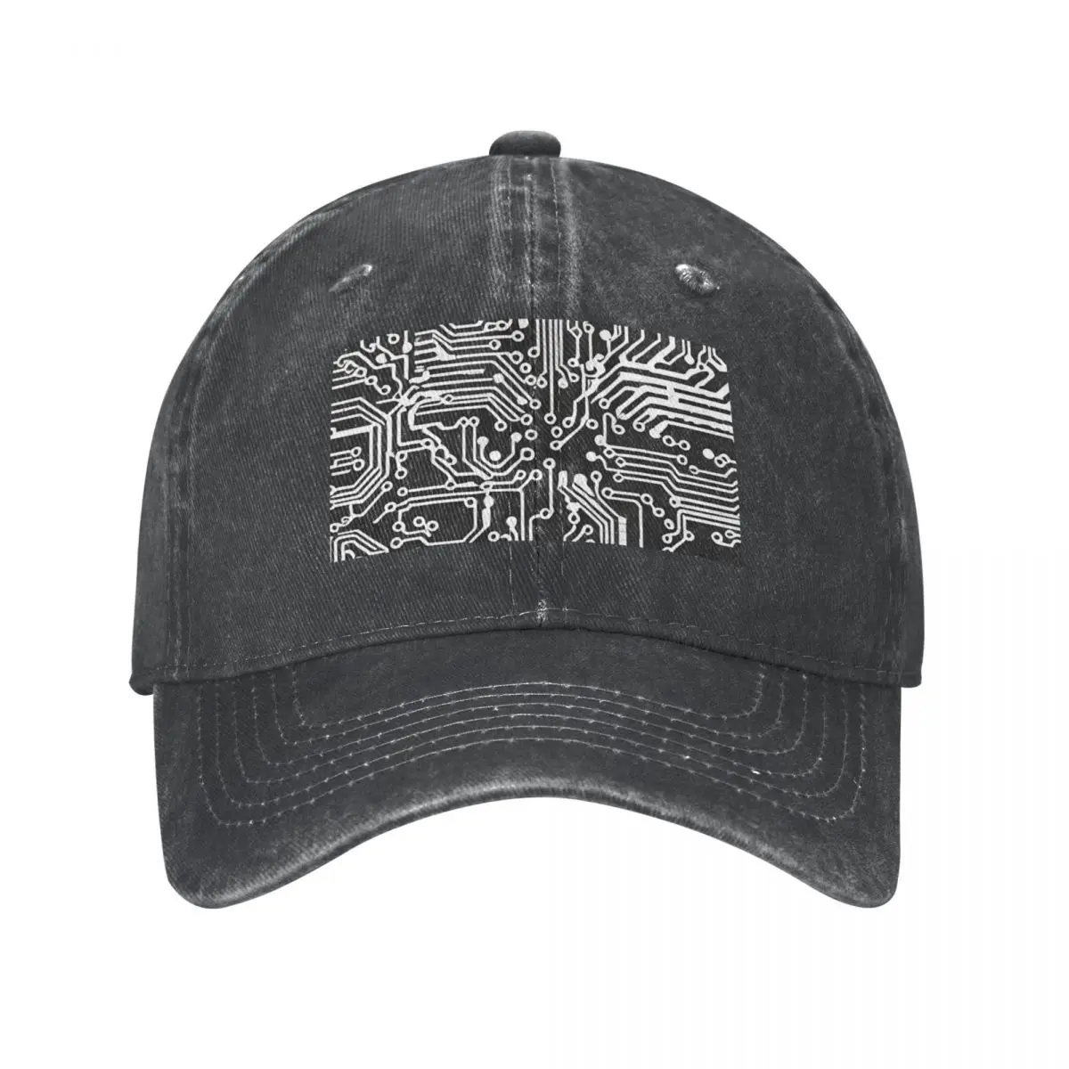 Black Circuit Board Cowboy Hat Military Tactical Cap Hat Man For The Sun Caps For Women Men's