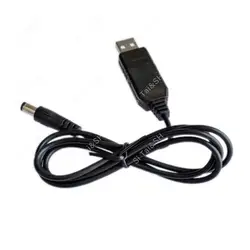 Convertidor de módulo de aumento USB 5V DC 9V 12V, conector macho de 2,1x5,5mm