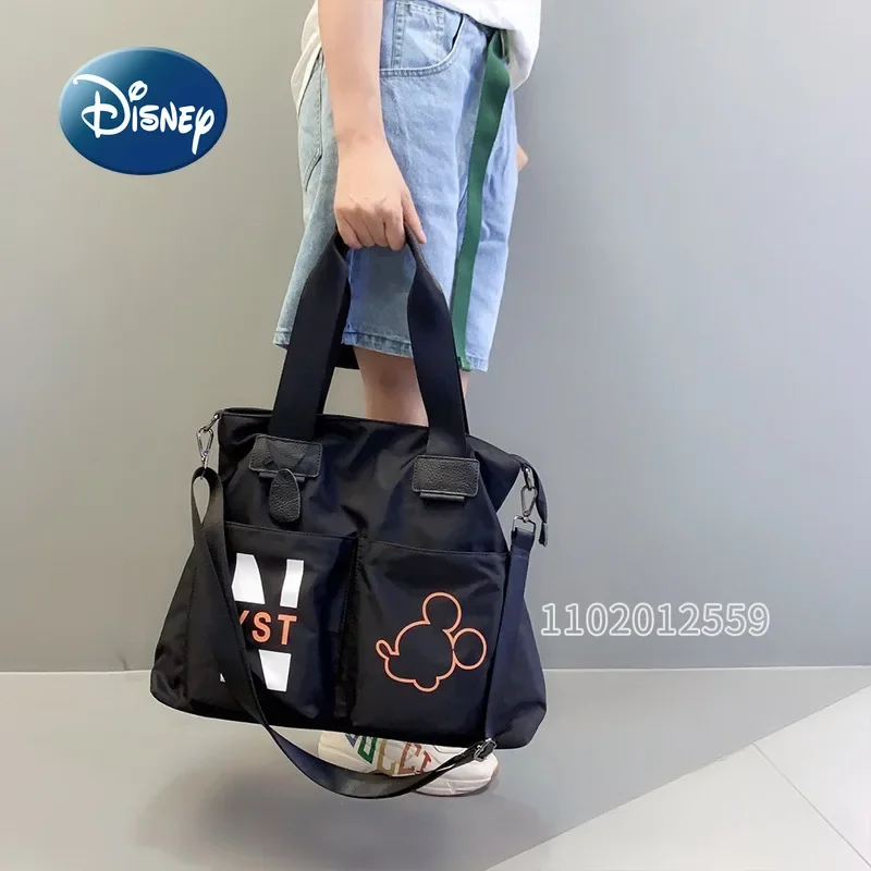 Disney Mickey New Women\'s Portable Travel Bag Luxury Brand Fashion Women\'s Handbag Large Capacity One Shoulder Crossbody Bag