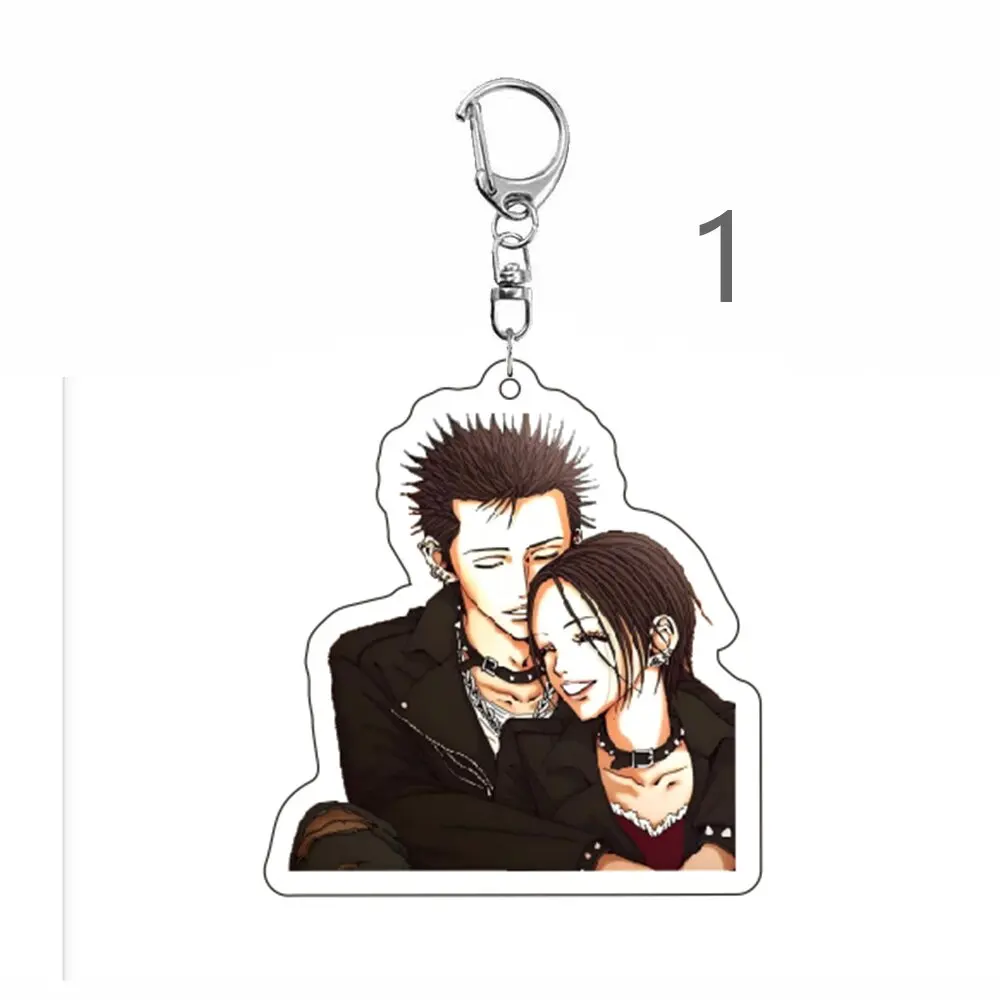 Anime Nana Keychain Cartoon Bag Funny Pendant Keyring Jewelry Girls Women Fans Gifts Cosplay Car Keychains Pendant Jewelry