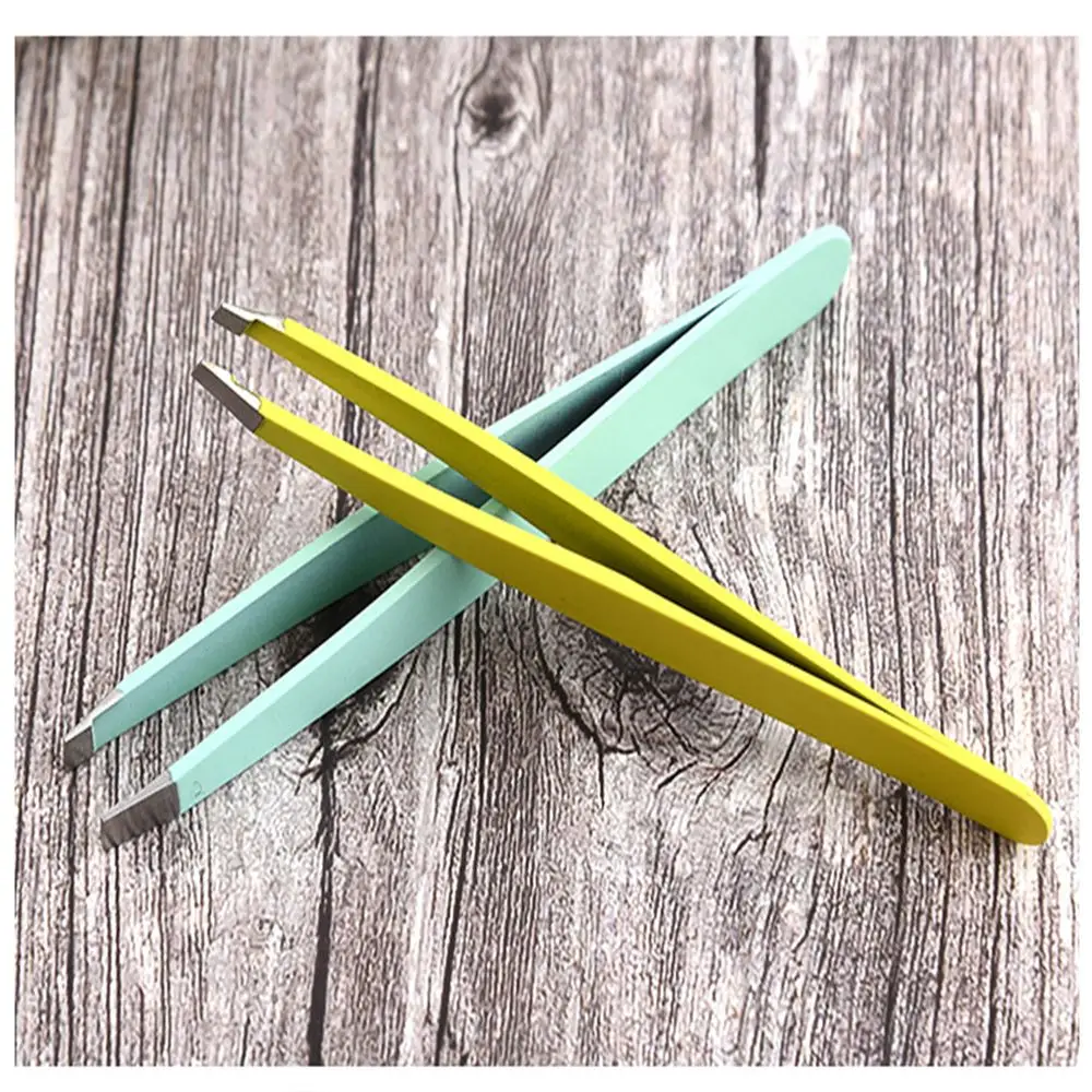 Plucker per capelli Clip Strumenti per il trucco Punto inclinato e punta Bellezza Estrattore per peli fini Pinzetta per sopracciglia Clip per sopracciglia Trimmer per sopracciglia