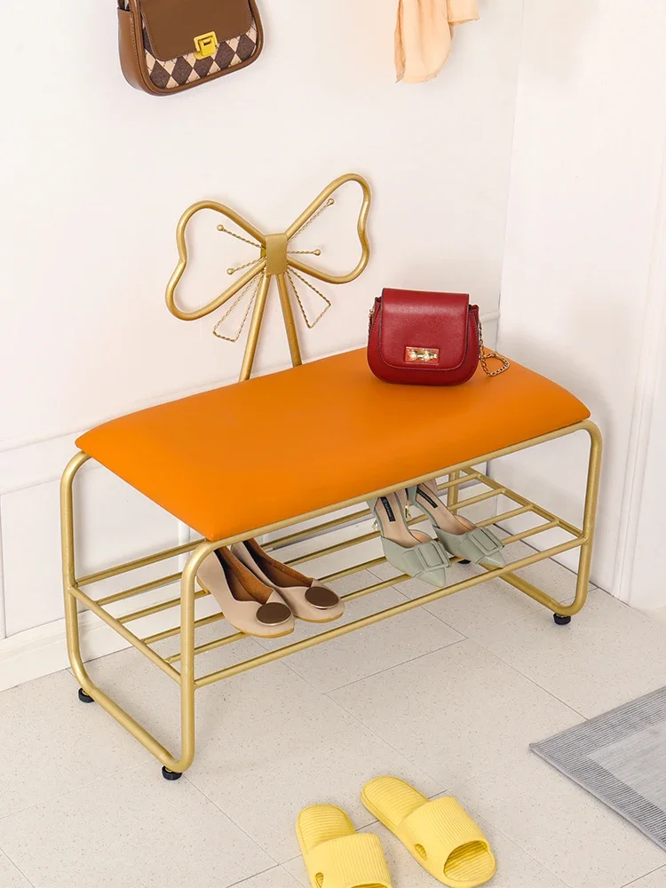 Judangdang, Nordic shoe changing stool, household doorstep, can sit shoe cabinet, integrated light luxury, simple entry