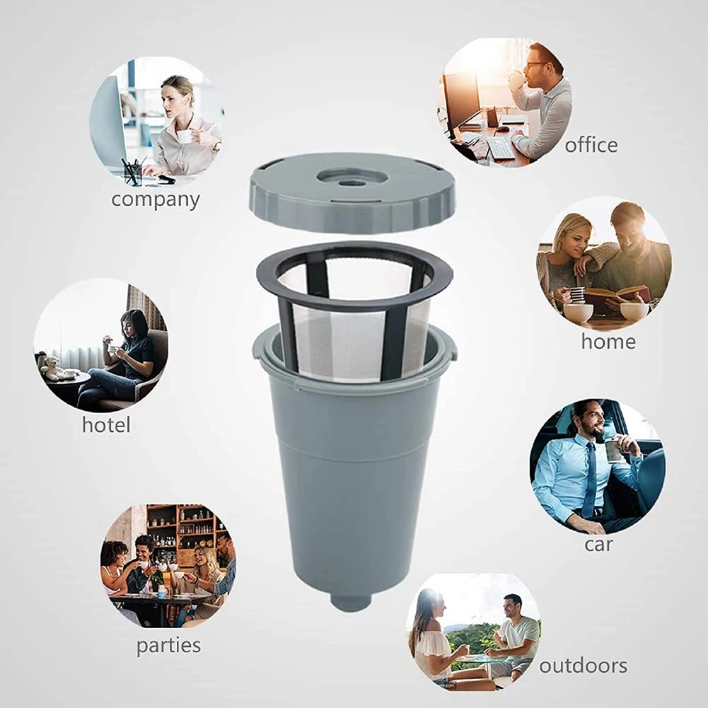 A58E-Багаторазовые чашки K для Keurig, многоразовый фильтр для кофе K Cup, многоразовые капсулы для кофе с одной чашкой K для Keurig B30 B40 B50