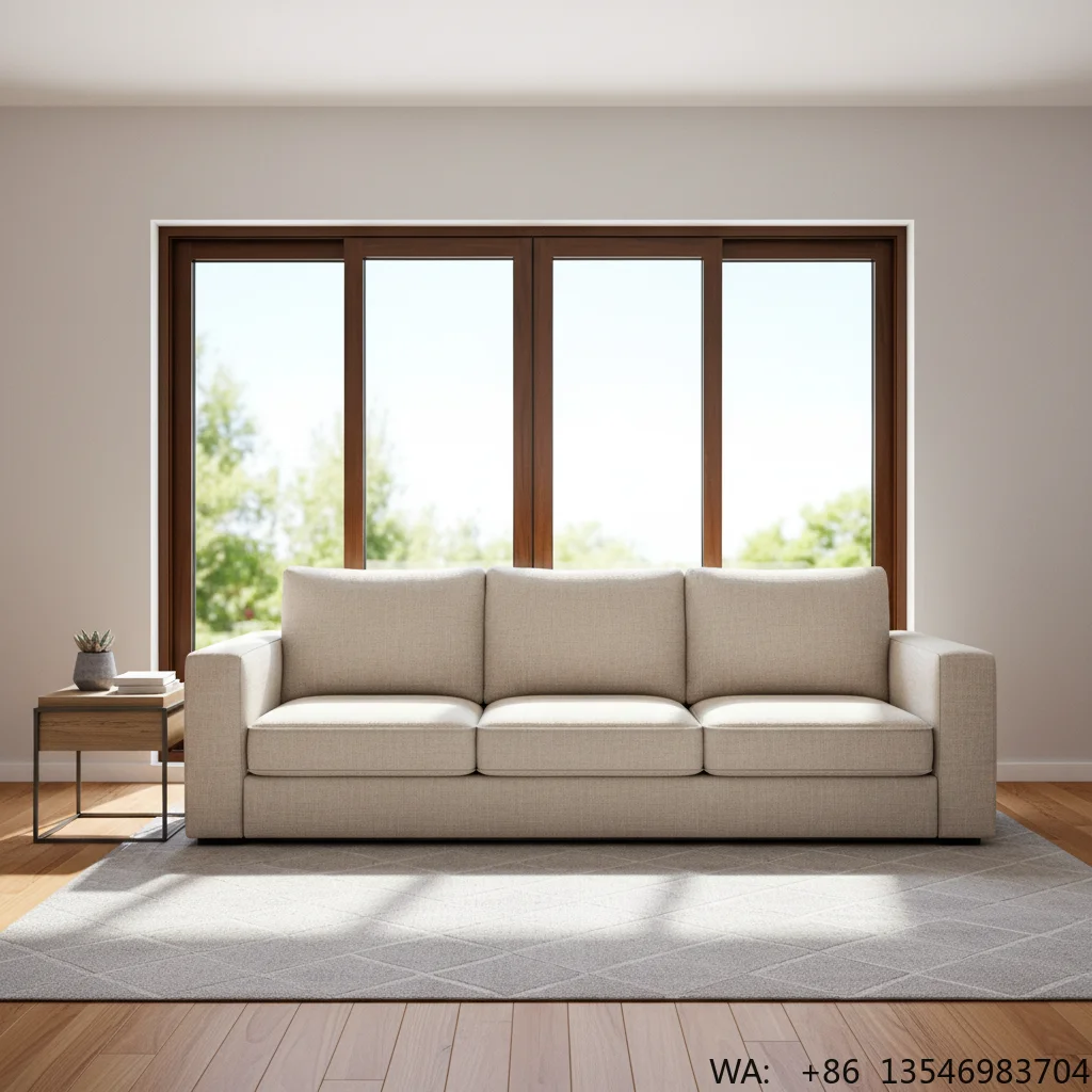 

Wooden Window Frame Aluminum Sliding Window and Door 90C Multi Stack Soundproof Energy Star Qualified for Bathroom Kitchen Hotel